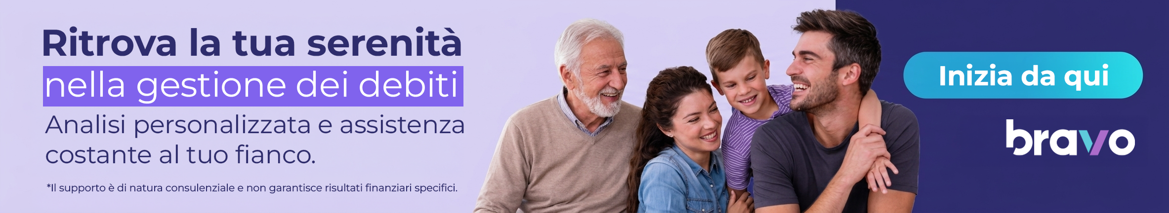 ritrova la tua serenità nella gestione dei debiti